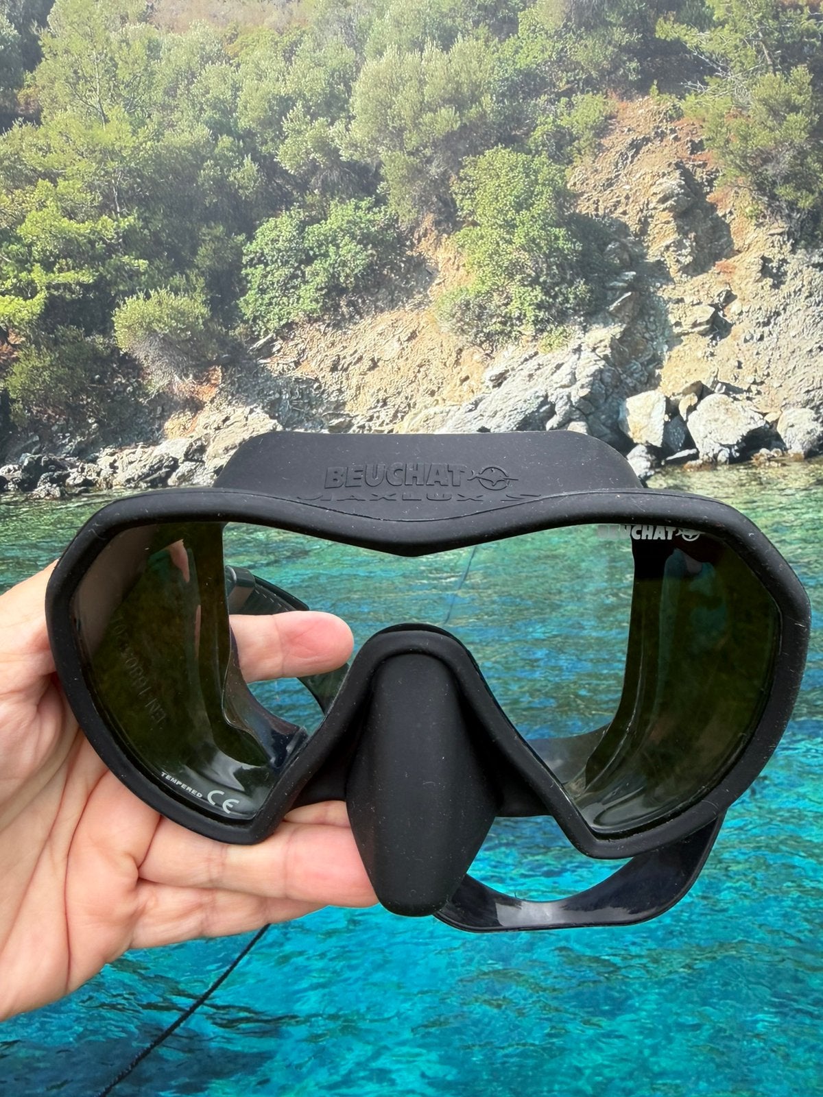 Beuchat Maxlux S Duik- / Snorkelmasker, Ophalen of Verzenden, Zo goed als nieuw, Duikbril of Snorkel