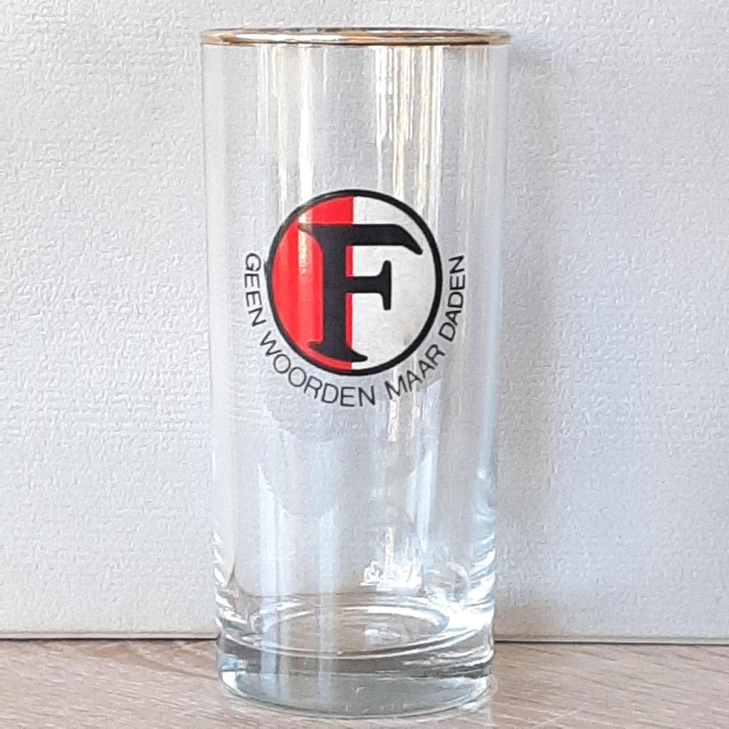 Feyenoord limonadeglas uit de begin jaren 60. In NIEUW staat, Verzamelen, Verzenden, Zo goed als nieuw, Feyenoord, Overige typen
