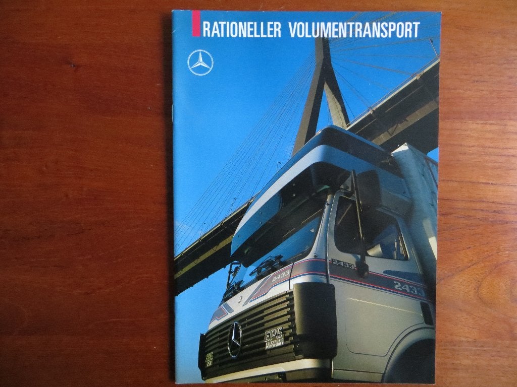 Mercedes-Benz Rationeller Volumentransport (febr. 1990), Ophalen of Verzenden, Nieuw, Mercedes