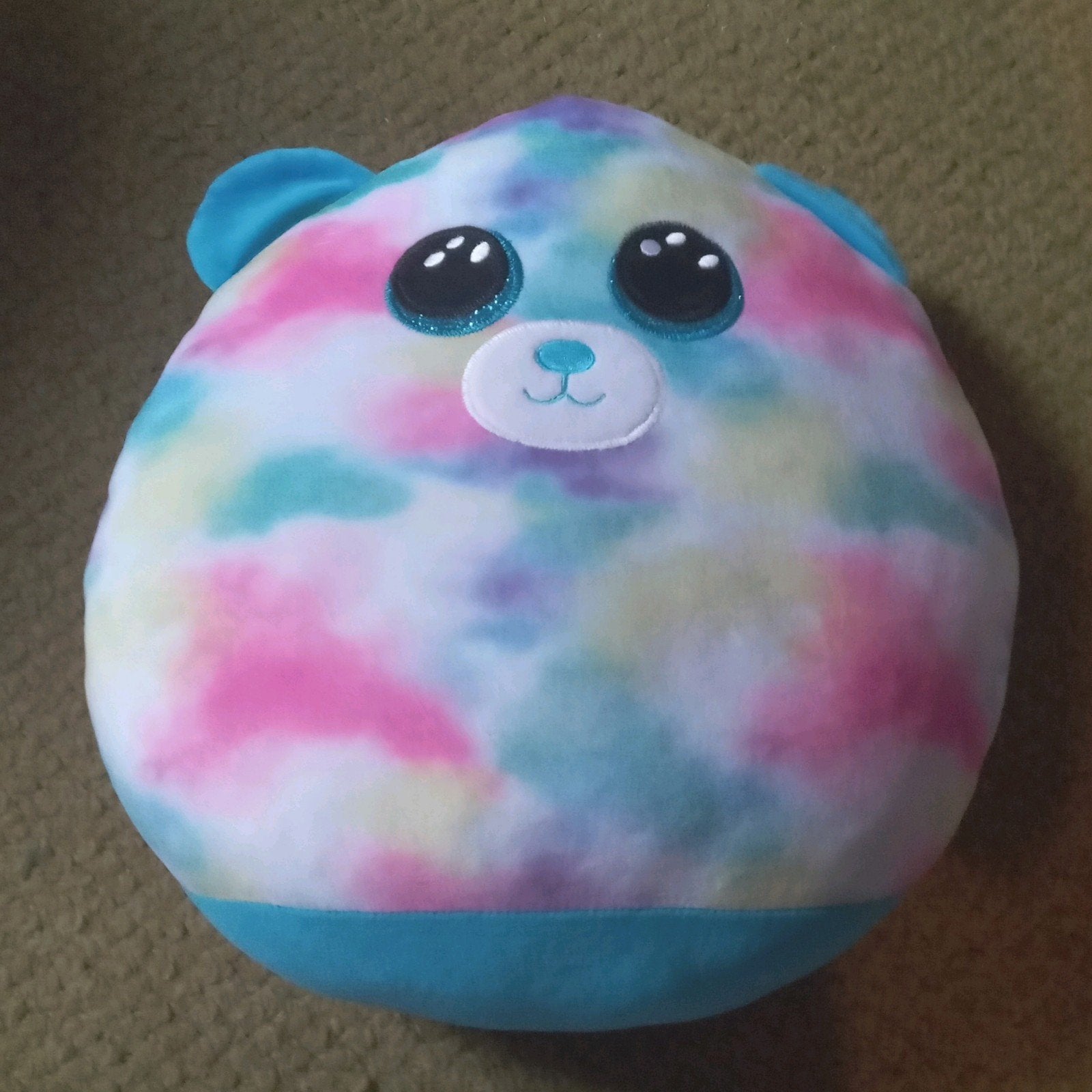 Squishmallow Tie-Dye Beer Knuffel - Zo goed als nieuw, Ophalen, Beer, Zo goed als nieuw, Middelgroot (20 tot 80 cm)