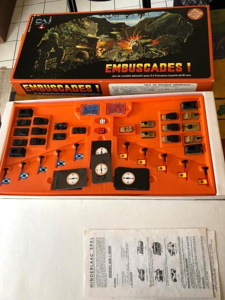 Embuscades! Vintage spel van Efka Toys! 1973 volledig, Een of twee spelers, Ophalen of Verzenden, Gebruikt, Efka Toys