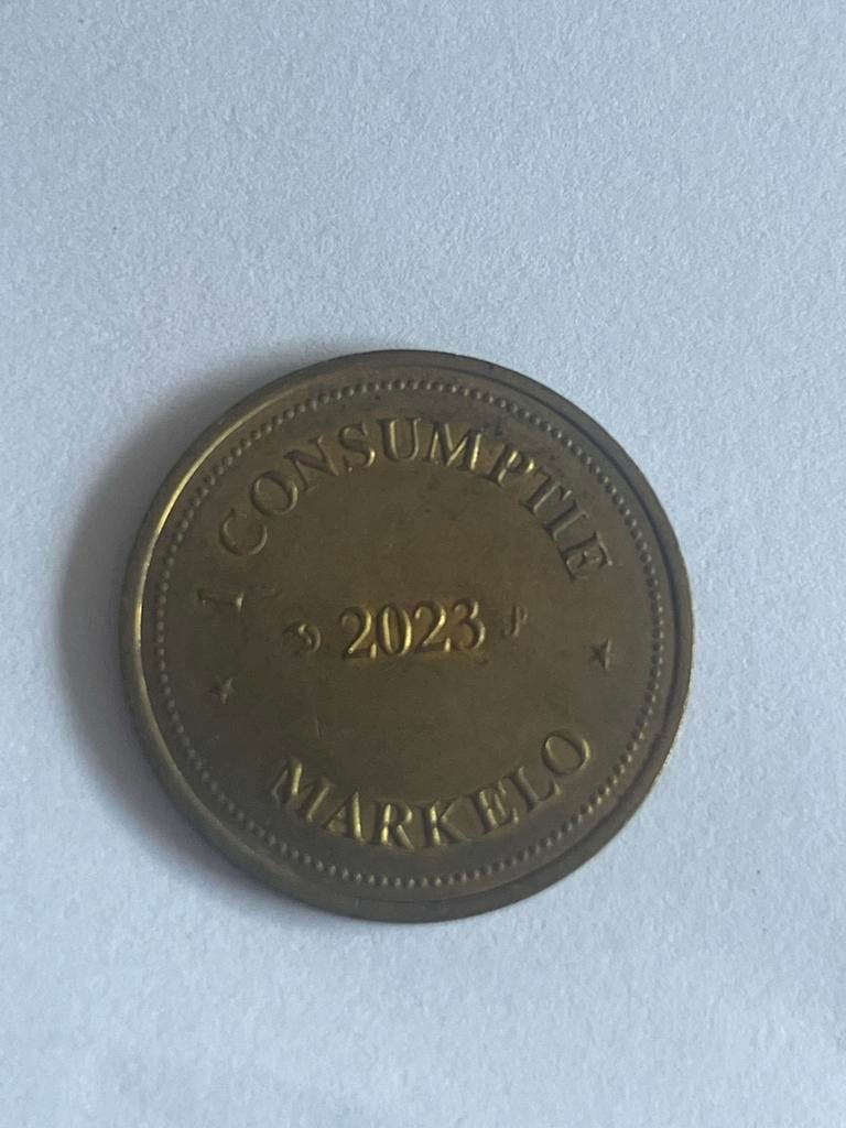 Consumptiemunt Dieka Markelo 2023, Ophalen of Verzenden, Overige waardes, Losse munt