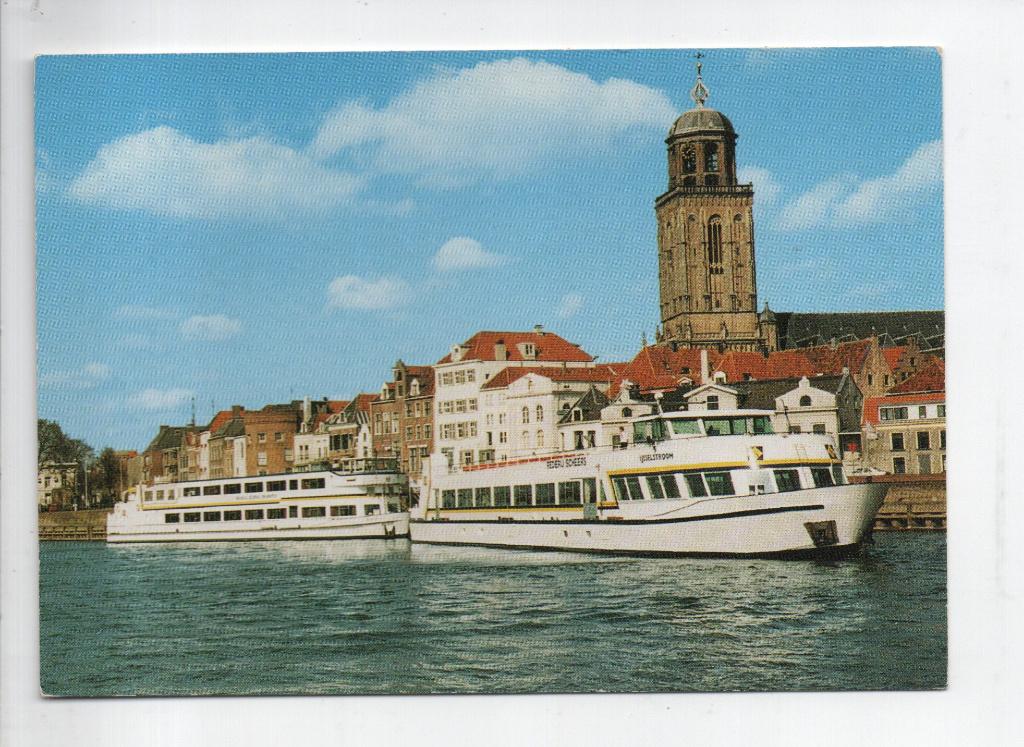 Deventer, Rederij Scheers. Worp 39, Verzamelen, Ansichtkaarten | Nederland, Ophalen of Verzenden, 1960 tot 1980, Ongelopen, Overijssel