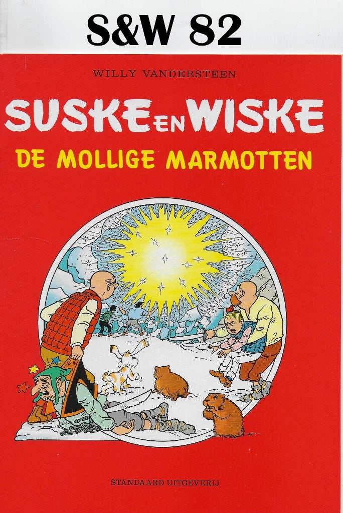 Sw82 Stripboek Suske en Wiske De mollige Marmotten Milky Way, Eén stripboek, Ophalen of Verzenden, Zo goed als nieuw