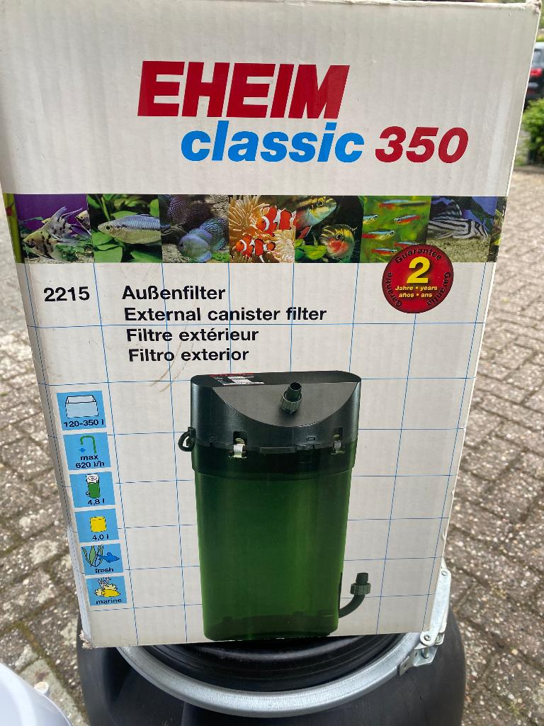 Eheim classic 350 filter 2215, Pomp, Ophalen of Verzenden, Zo goed als nieuw, Eheim