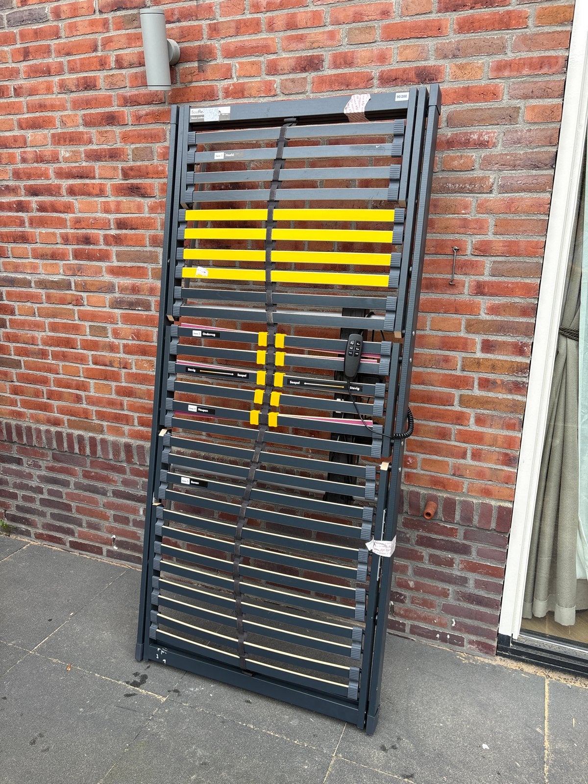 Bossflex Elektrisch Verstelbare Lattenbodem 90x200 cm, Ophalen, Overige materialen, Verstelbaar, 90 cm