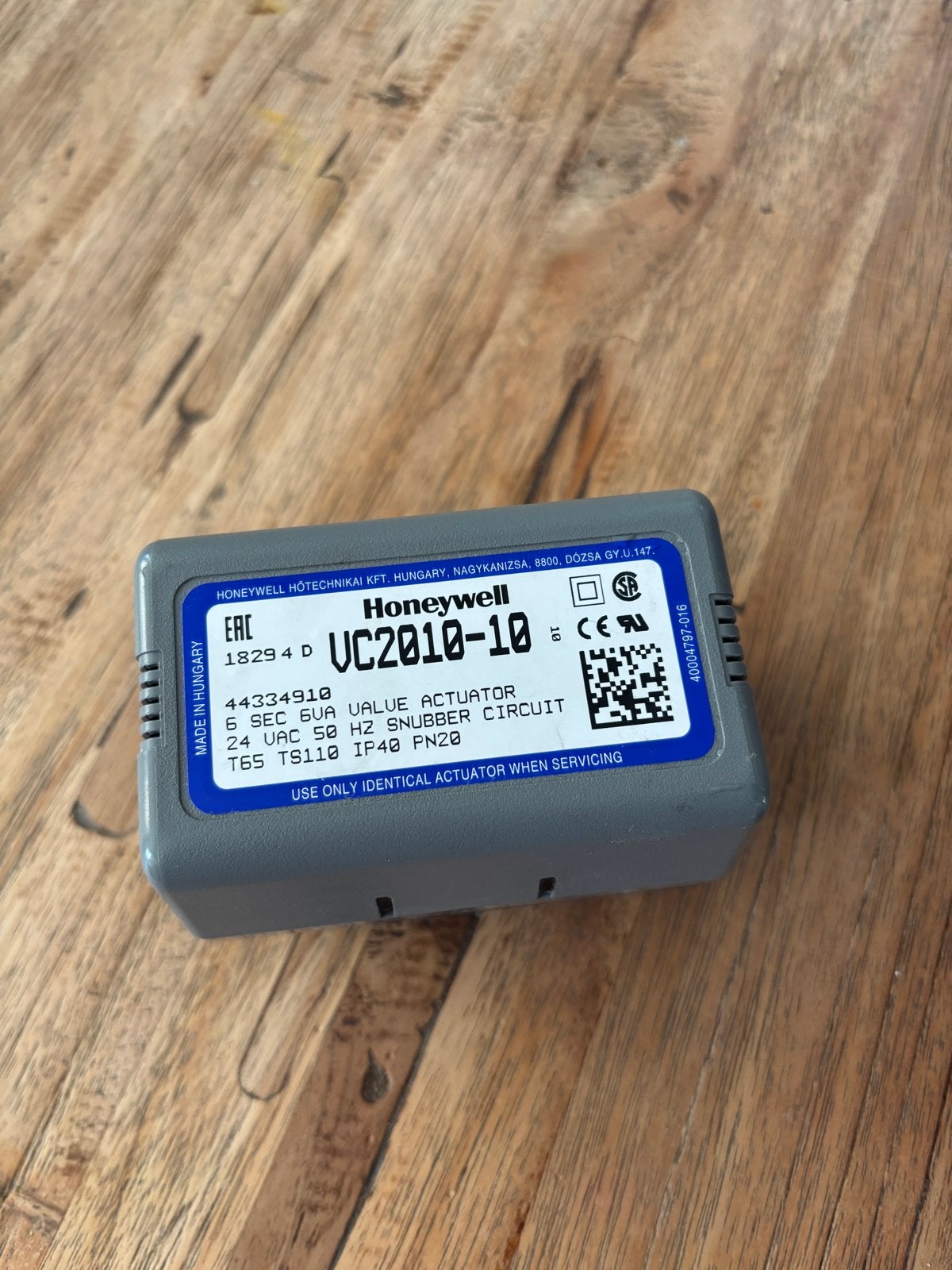 Honeywell VC2010-10 Klep actuator - Werkend, Doe-het-zelf en Verbouw, Ophalen of Verzenden, Gebruikt