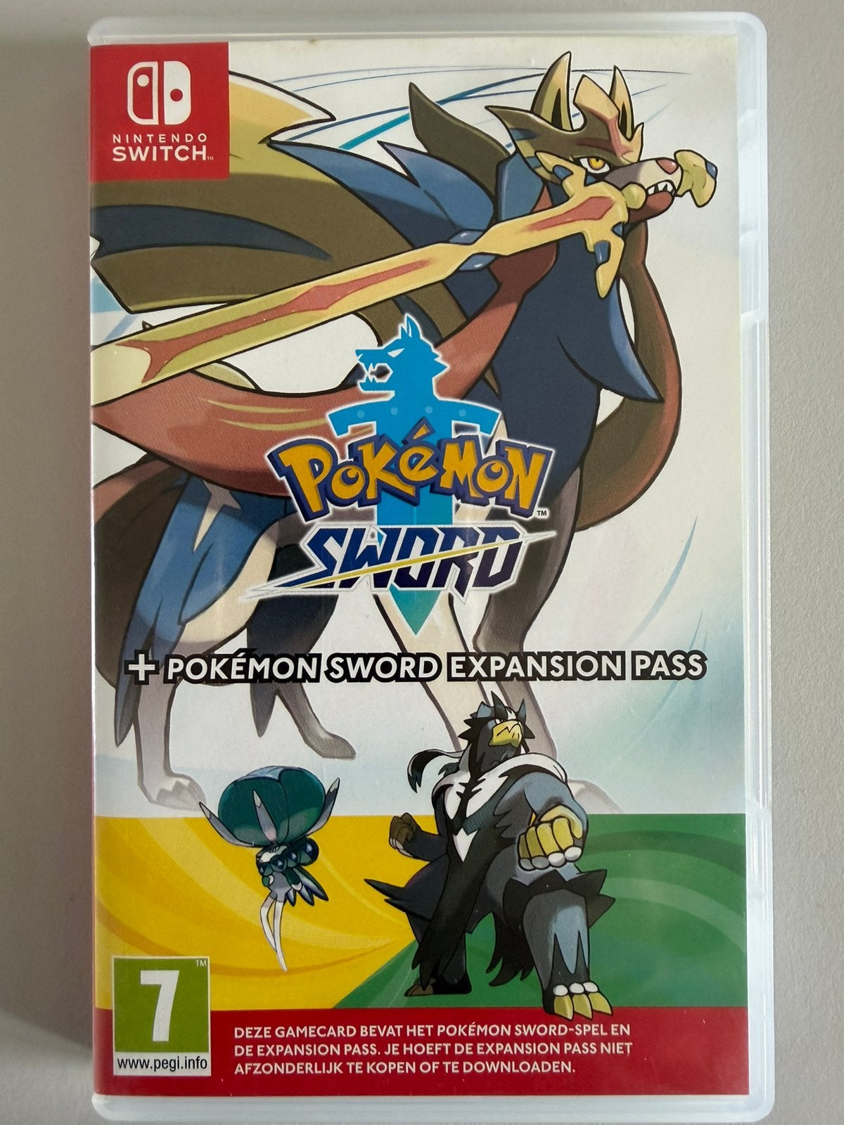 Pokémon Sword + expansion pass + bonus codes, 1 speler, Ophalen of Verzenden, Zo goed als nieuw, Role Playing Game (Rpg)