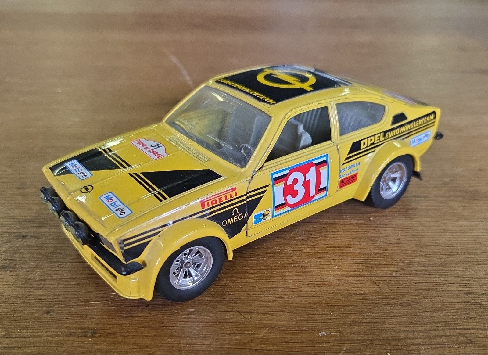 vintage Opel Kadett GT/E Rally Bburago, Ophalen of Verzenden, X, Bburago, X