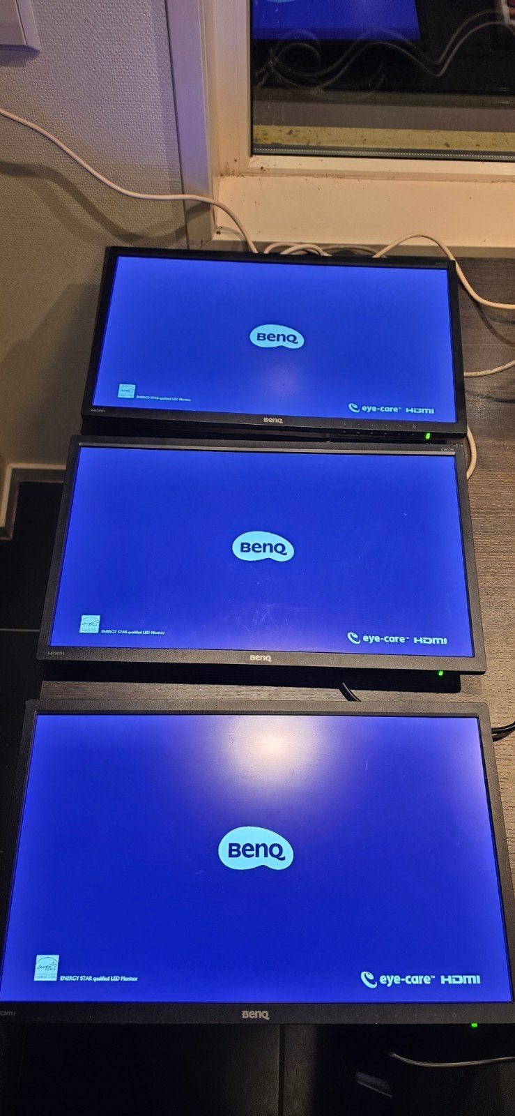 BenQ GW2270 21.5 inch Full HD Monitor (3 stuks beschikbaar), Gebruikt, HDMI, VA, Full HD