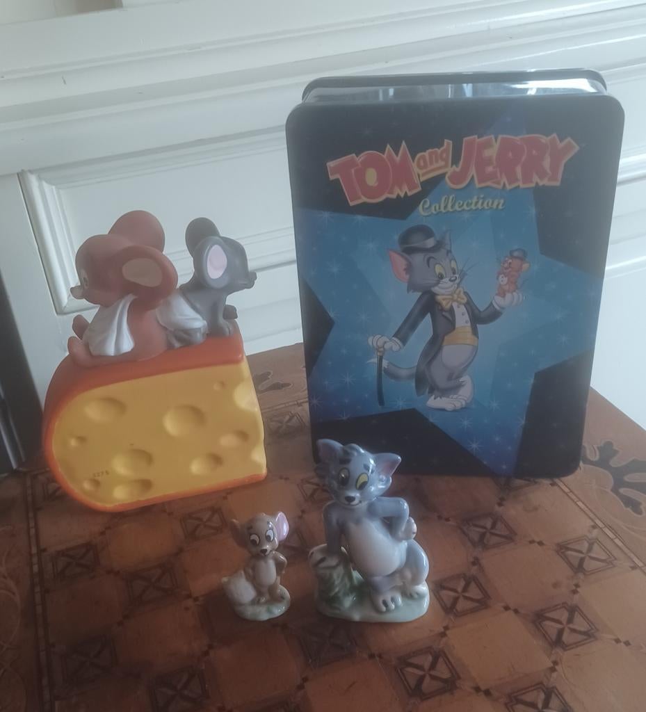 Tom & Jerry tekenfilm figuren DVD collectie Wade beeldjes, Ophalen of Verzenden, Zo goed als nieuw