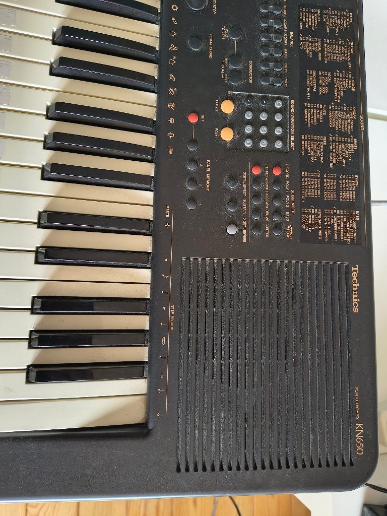 kn650 Technics keyboard, compleet, Ophalen, Met standaard, Technics, 61 toetsen