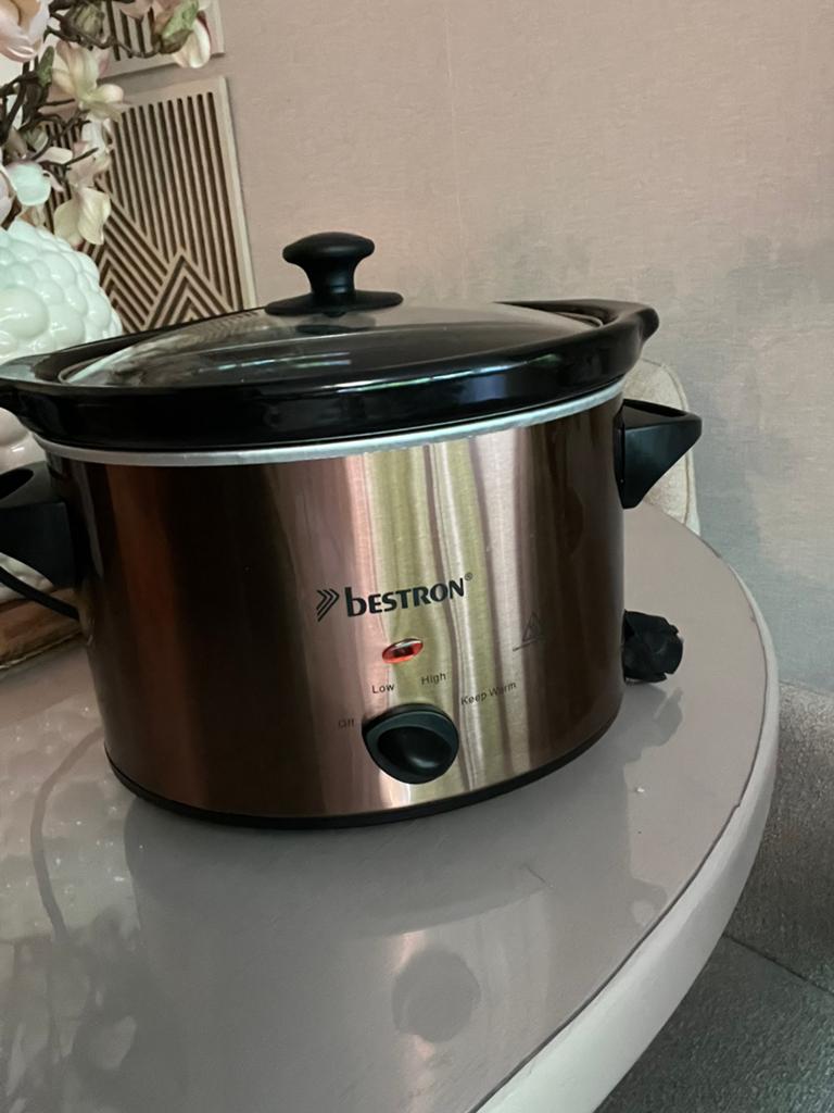 Slowcooker bestron, Witgoed en Apparatuur, Slowcookers, Ophalen of Verzenden, Zo goed als nieuw