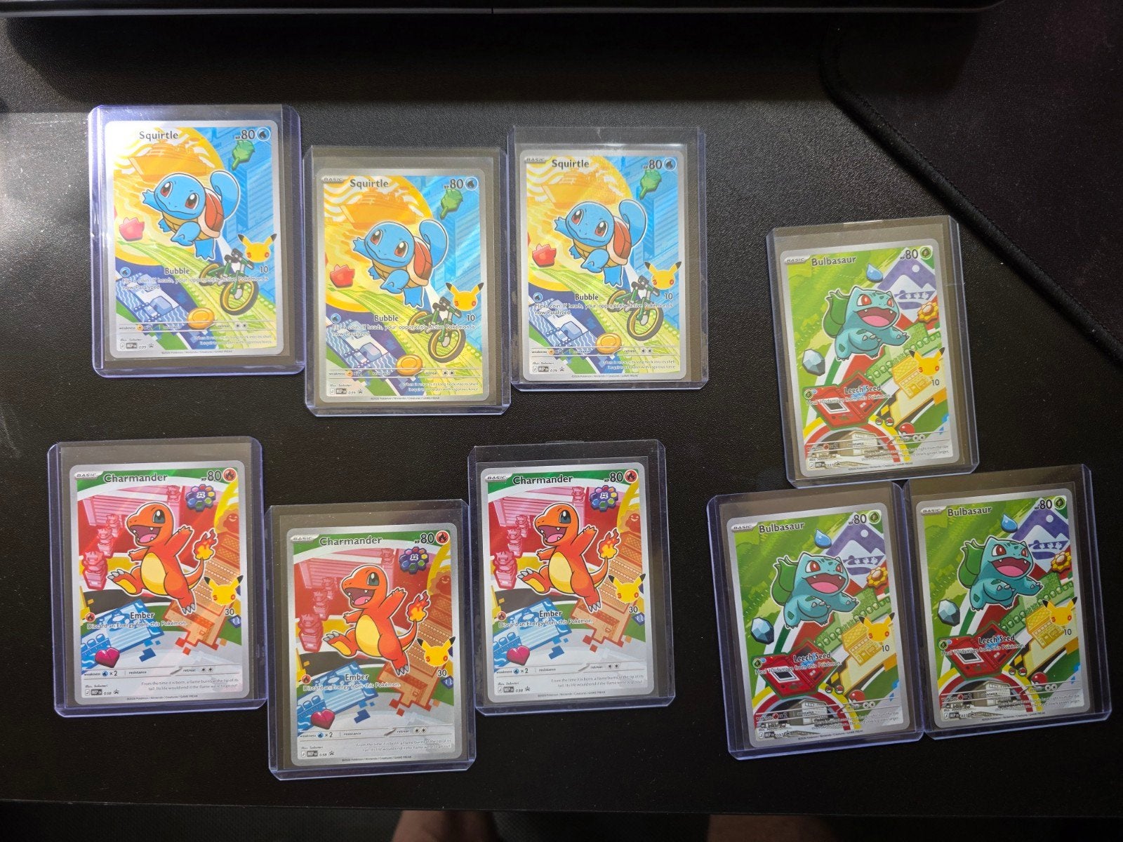 Pokemon First Partner Illustration Kanto Gen 1 Set van 9, Spelcomputers en Games, Games | Nintendo NES, Avontuur en Actie, 1 speler