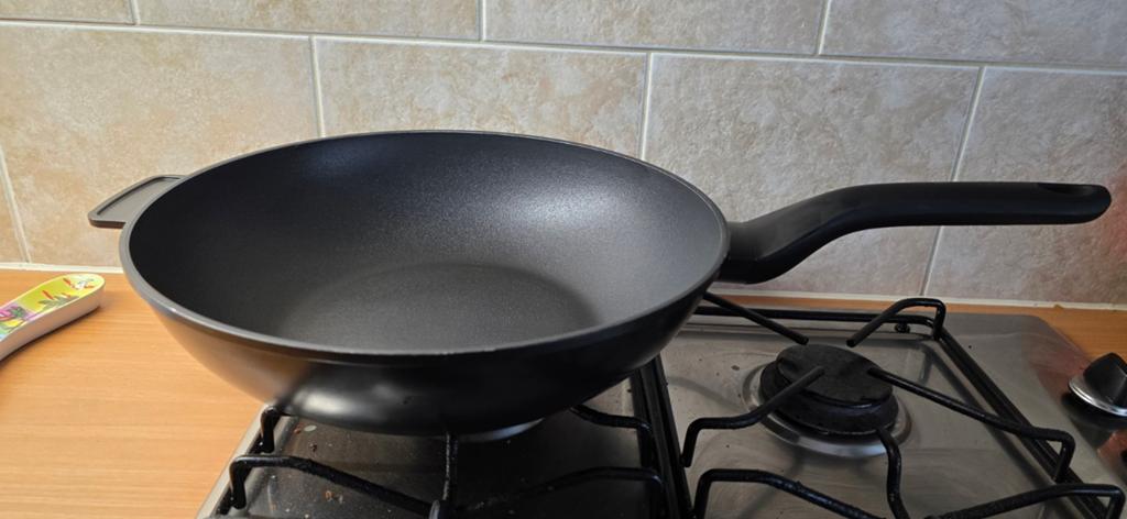 Wok pan, Ophalen of Verzenden, Gietijzer, Wok