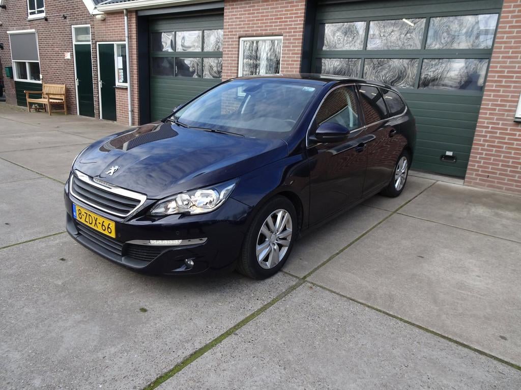 Peugeot 308 SW 1.6 BlueHDI Blue Lease Limited, Voorwielaandrijving, Gebruikt, 4 cilinders, Blauw