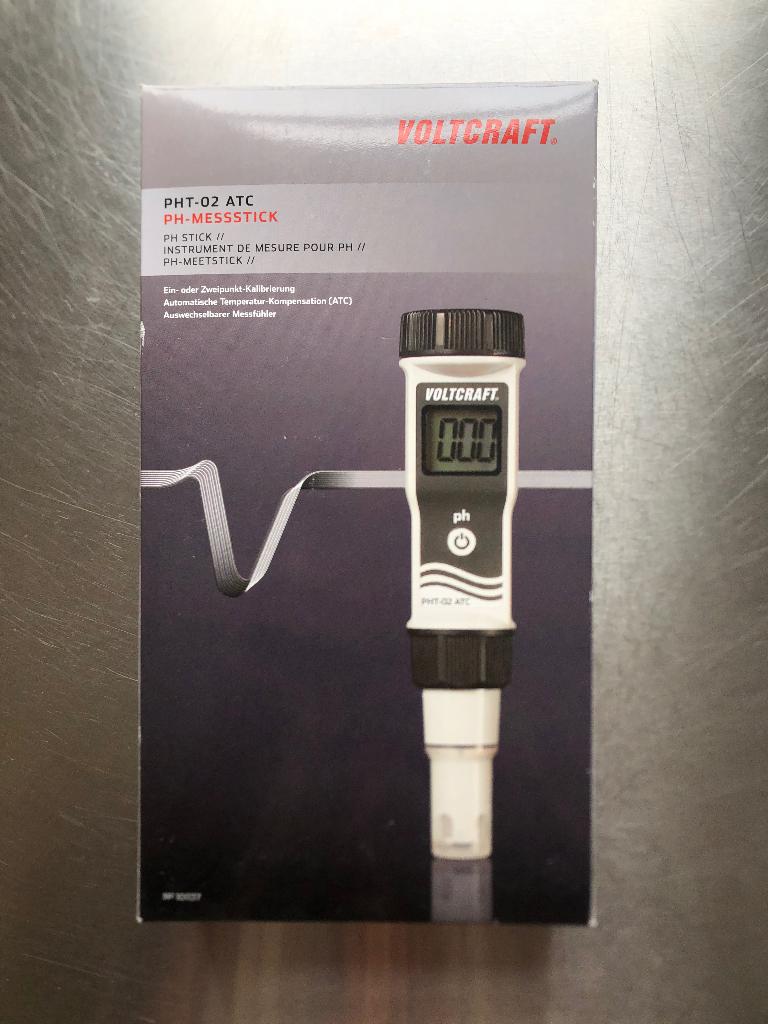 Nieuwe/ongebruikte VOLTCRAFT PHT-02 ATC pH-meter, Doe-het-zelf en Verbouw, Ophalen of Verzenden, Nieuw, Overige meters
