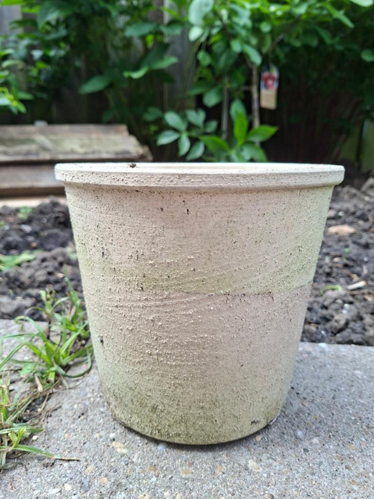 Bloempot steen rustiek, Tuin en Terras, Bloempotten, Ophalen
