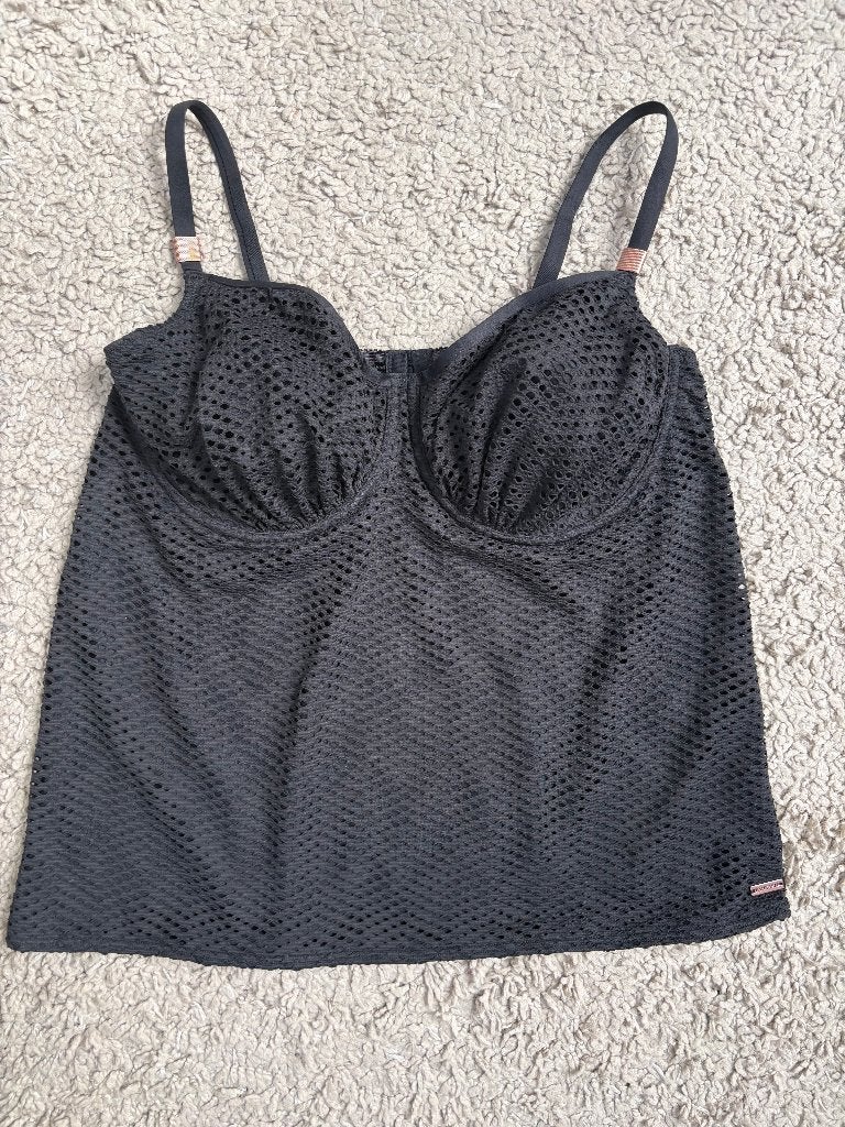 Tankini top van Fantasie maat 42 zwart ZGAN!!, Kleding | Dames, Verzenden, Zo goed als nieuw, Zwart, Overige typen