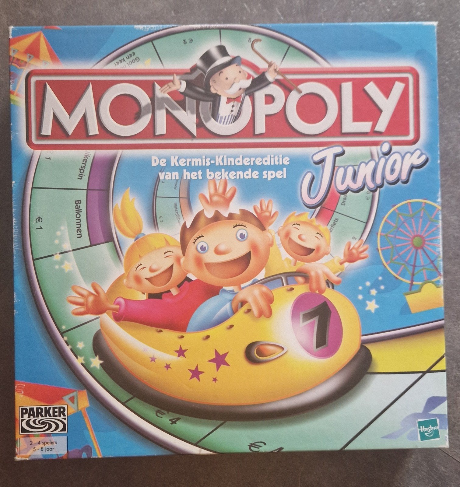 Monopoly Junior - De Kermis-Kindereditie, Ophalen, Zo goed als nieuw, Parker