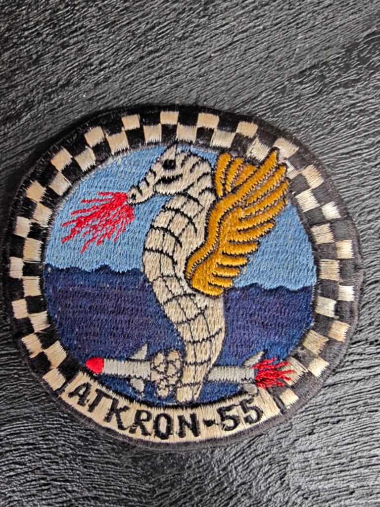 WAR HORSES - Patch - VA 55 - US 7th FLEET - YANKEE TEAM - Vi, Ophalen of Verzenden, Landmacht, Amerika, Embleem of Badge