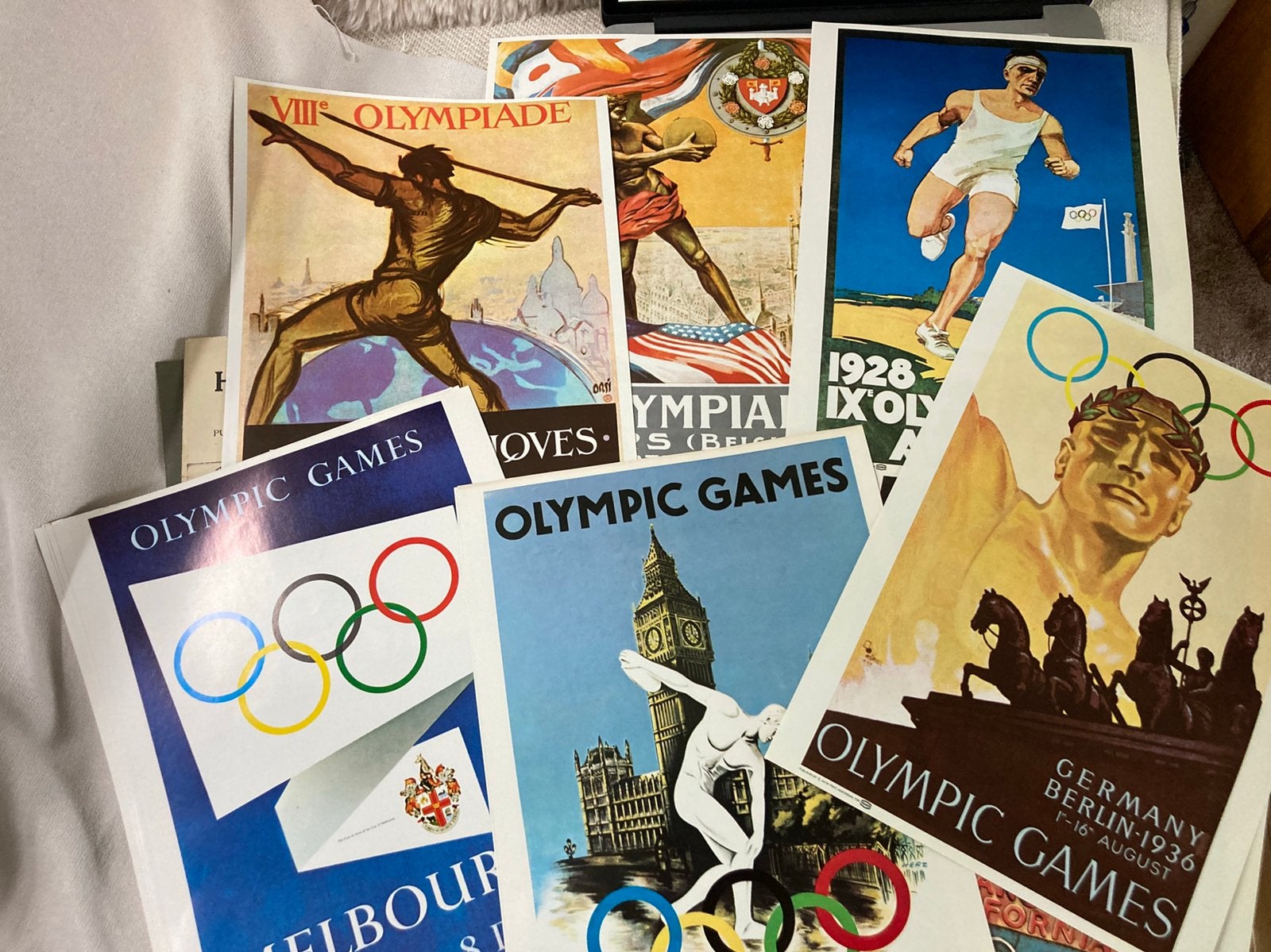 Texaco Olympische Spelen Posters, Verzamelen, Ophalen of Verzenden, Sport