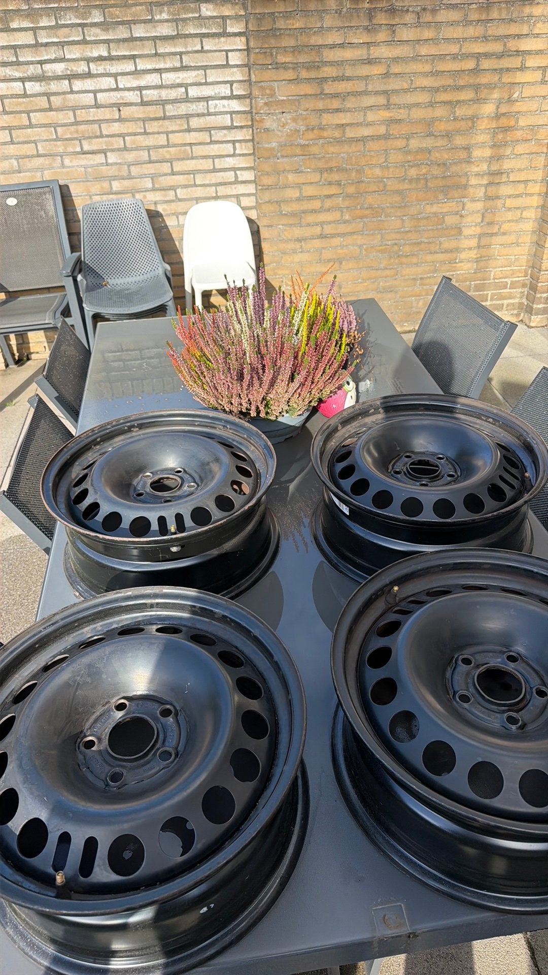 stalen velgen MW STEEL – zwart – € 80, Auto diversen, Ophalen, Gebruikt