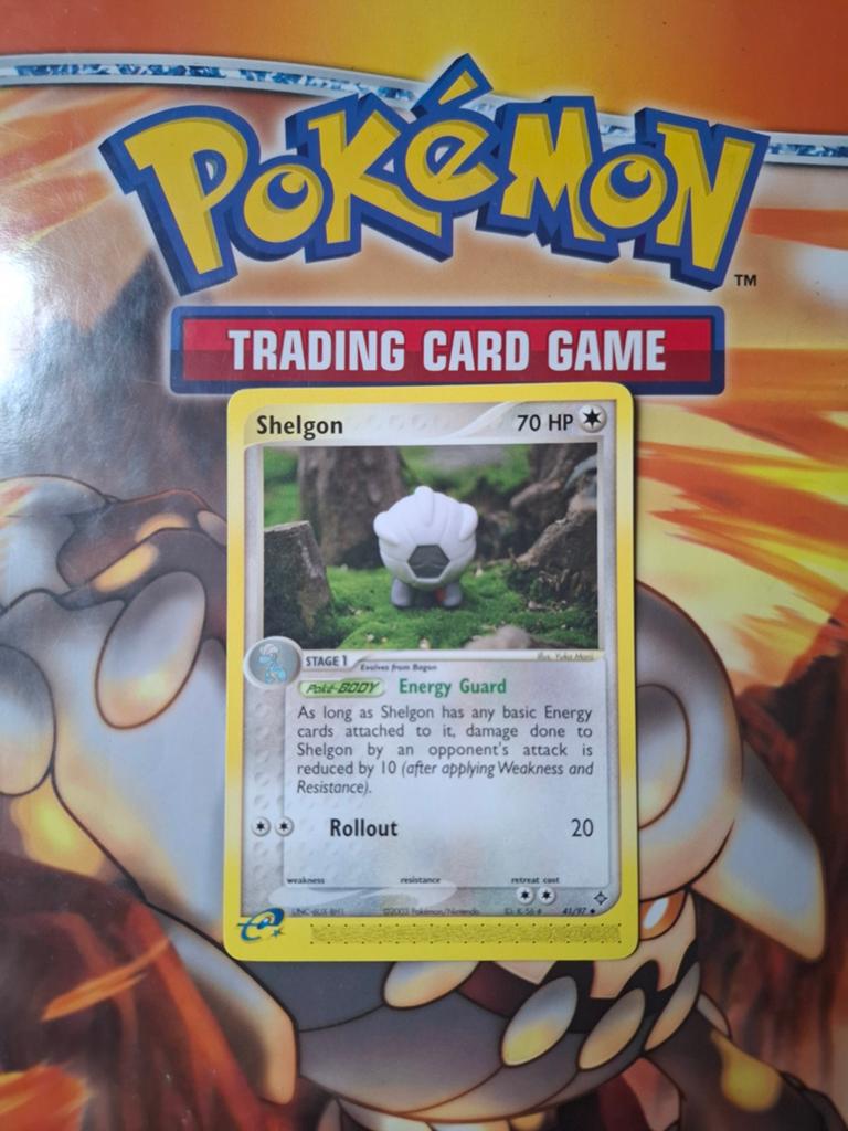 Shelgon 41/97 Ex Dragon set pokemon kaart, Ophalen of Verzenden, Zo goed als nieuw, Losse kaart