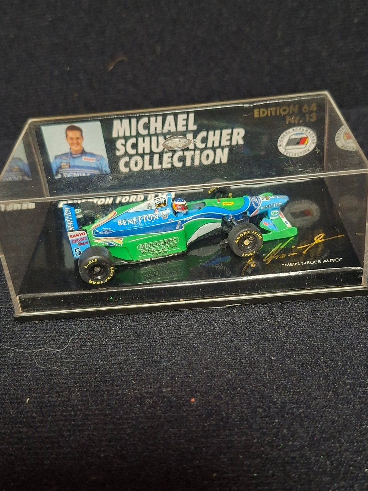 BENNETON MICHAEL SCHUMACHER 1:64, Verzamelen, Ophalen of Verzenden, Zo goed als nieuw, Formule 1
