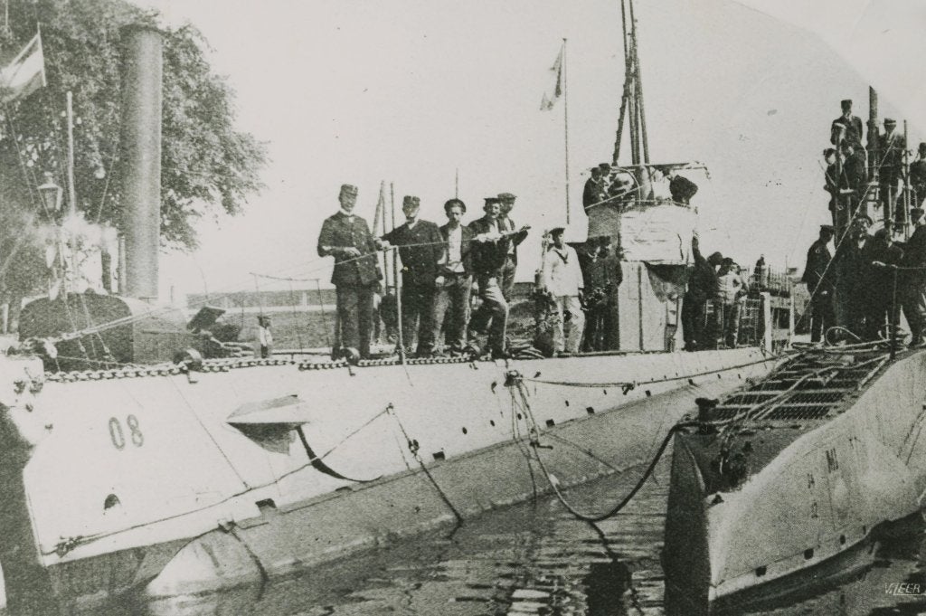 den helder, onderzeeboot, Ophalen of Verzenden, Voor 1940, Zo goed als nieuw, Foto