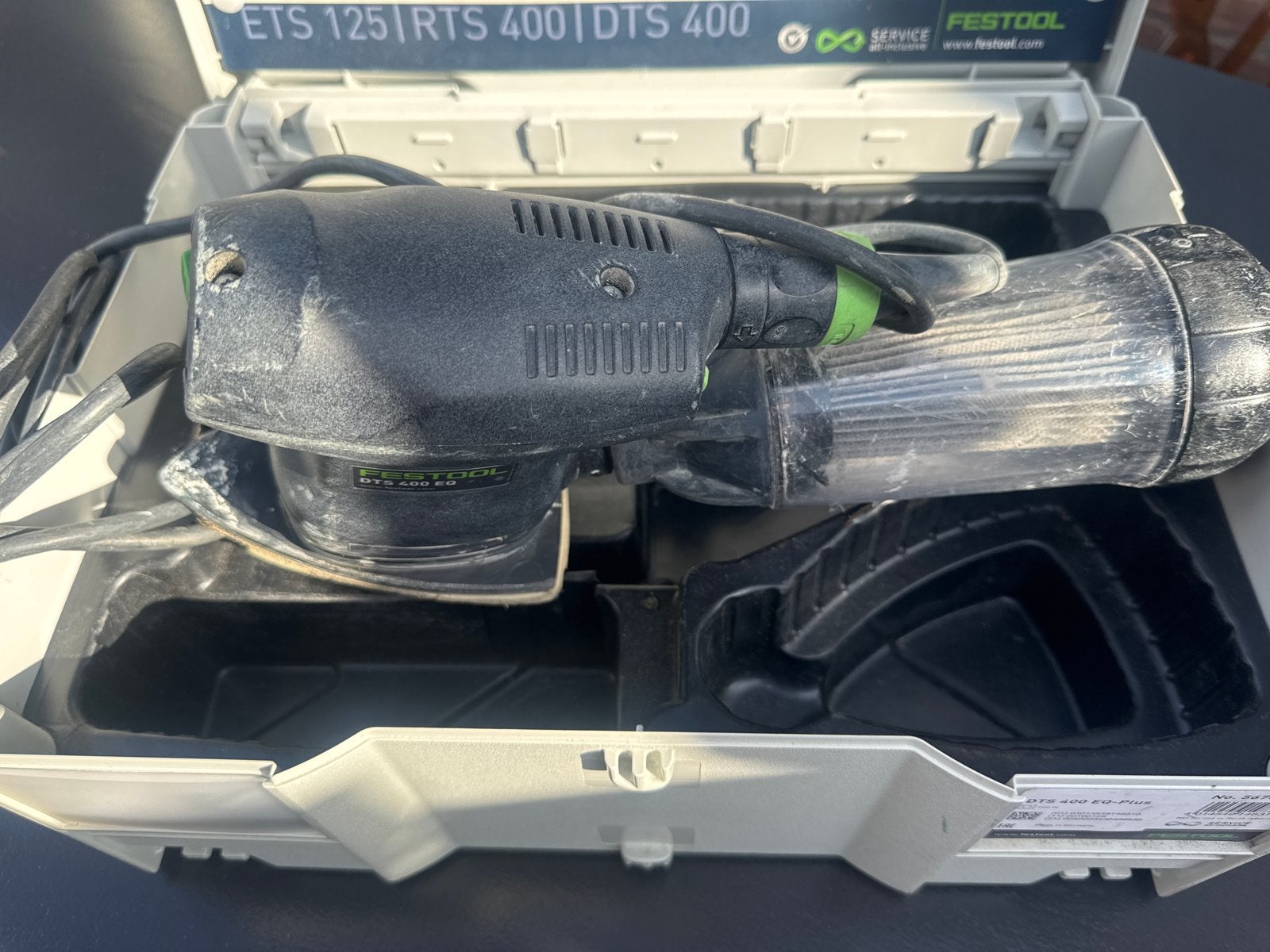 Festool DTS 400 EQ-Plus Deltaschuurmachine, Ophalen of Verzenden, Gebruikt, Minder dan 600 watt, Overige typen