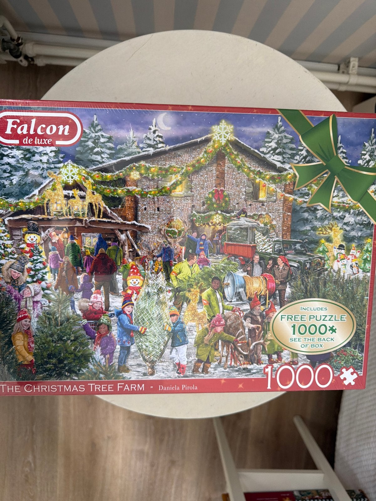 NIEUWE Falcon puzzel 1000 stThe Christmas Tree Farm, Ophalen of Verzenden, 500 t/m 1500 stukjes, Zo goed als nieuw, Legpuzzel