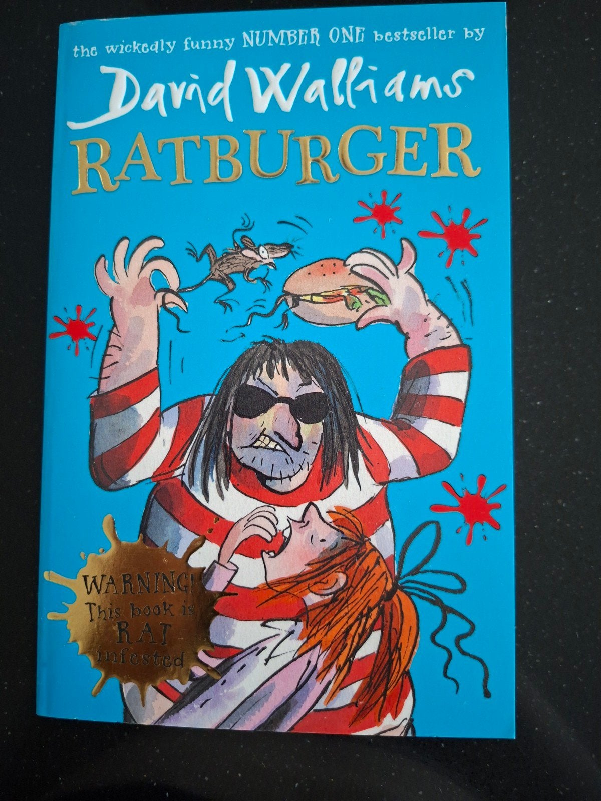 David Walliams - Ratburger - Kids book - English, Ophalen of Verzenden, Zo goed als nieuw, David Walliams, Fictie algemeen