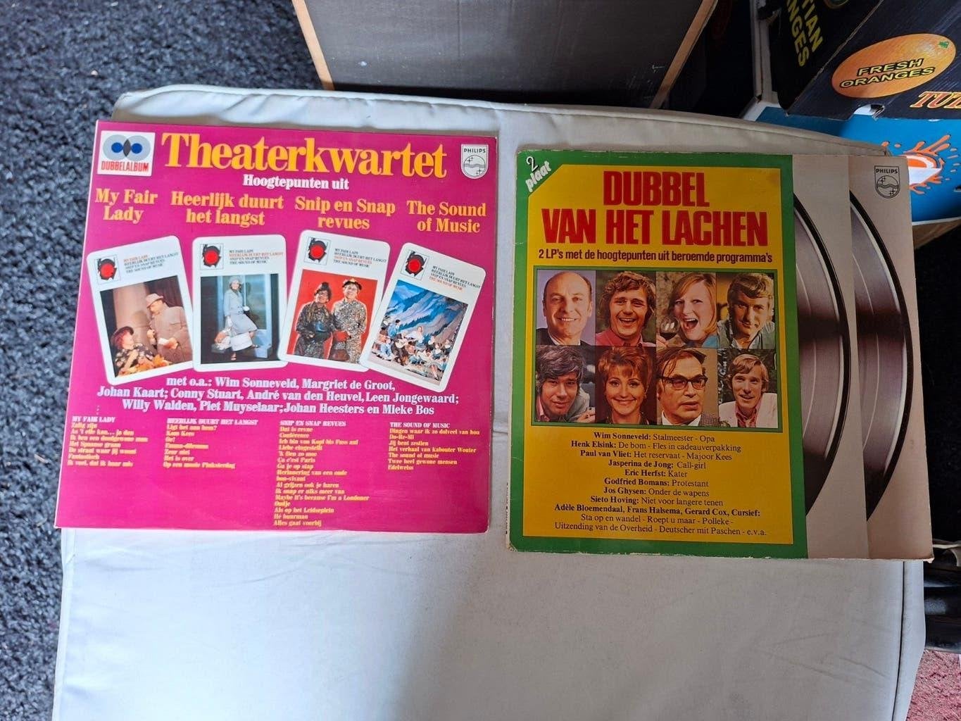 2 LP Albums: Cabaret en Dubbel van het Lachen, Ophalen of Verzenden, Gebruikt, Overige genres