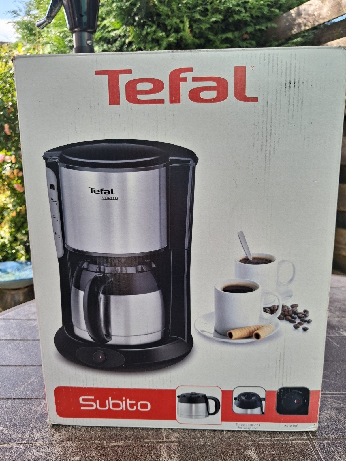 Tefal koffiezet apparaat met thermos pot, Witgoed en Apparatuur, Koffiezetapparaten, 10 kopjes of meer, Ophalen, Koffiemachine