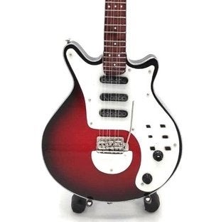 Brian May Queen 25cm miniatuur gitaar decoratie mini guitar, Info@deconoord.nl, Deco Noord, Nieuw, Ophalen of Verzenden