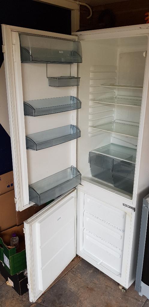 Koelvries Inbouw combinatie, Ophalen, Gebruikt, 200 liter of meer, Met aparte vriezer
