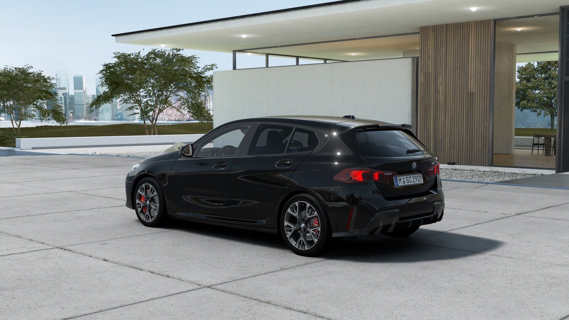 BMW 1 Serie 120 M Sport Automaat / Sportstoelen / M Adaptief, Auto's, BMW, Dealer onderhouden, Zwart, 156 pk, Zwart