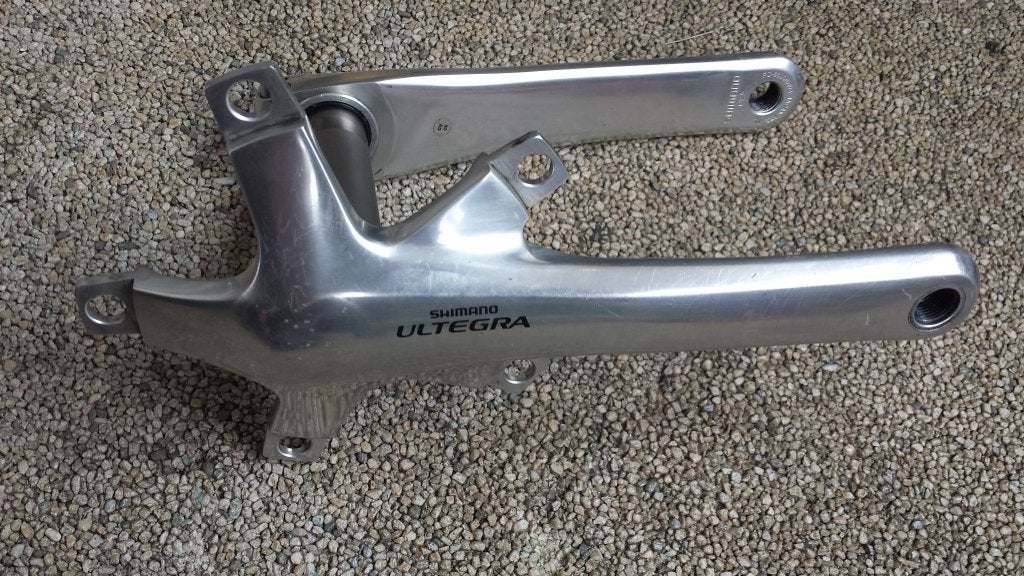 shimano ultegra crank cranks crankstel fc 6600 6603 172.5, Aluminium, Shimano, Ophalen, Crankstel of Pedalen