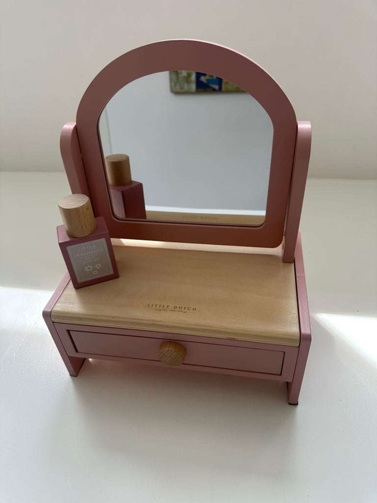 Little dutch kaptafel roze met accessoires, Ophalen of Verzenden, Zo goed als nieuw, Meisje