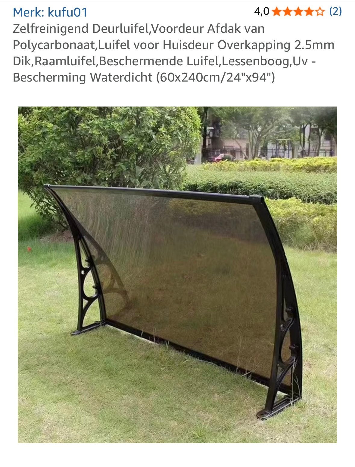 ( Deur) luifel nieuw, Ophalen, Nieuw