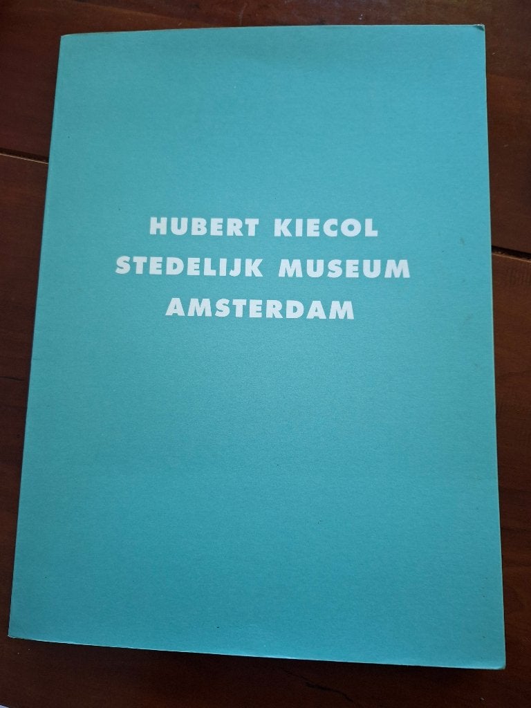 Boek over Hubert Kiecol in Stedelijk museum Amsterdam, Rudi Fuchs, Beeldhouwkunst, Ophalen of Verzenden, Zo goed als nieuw