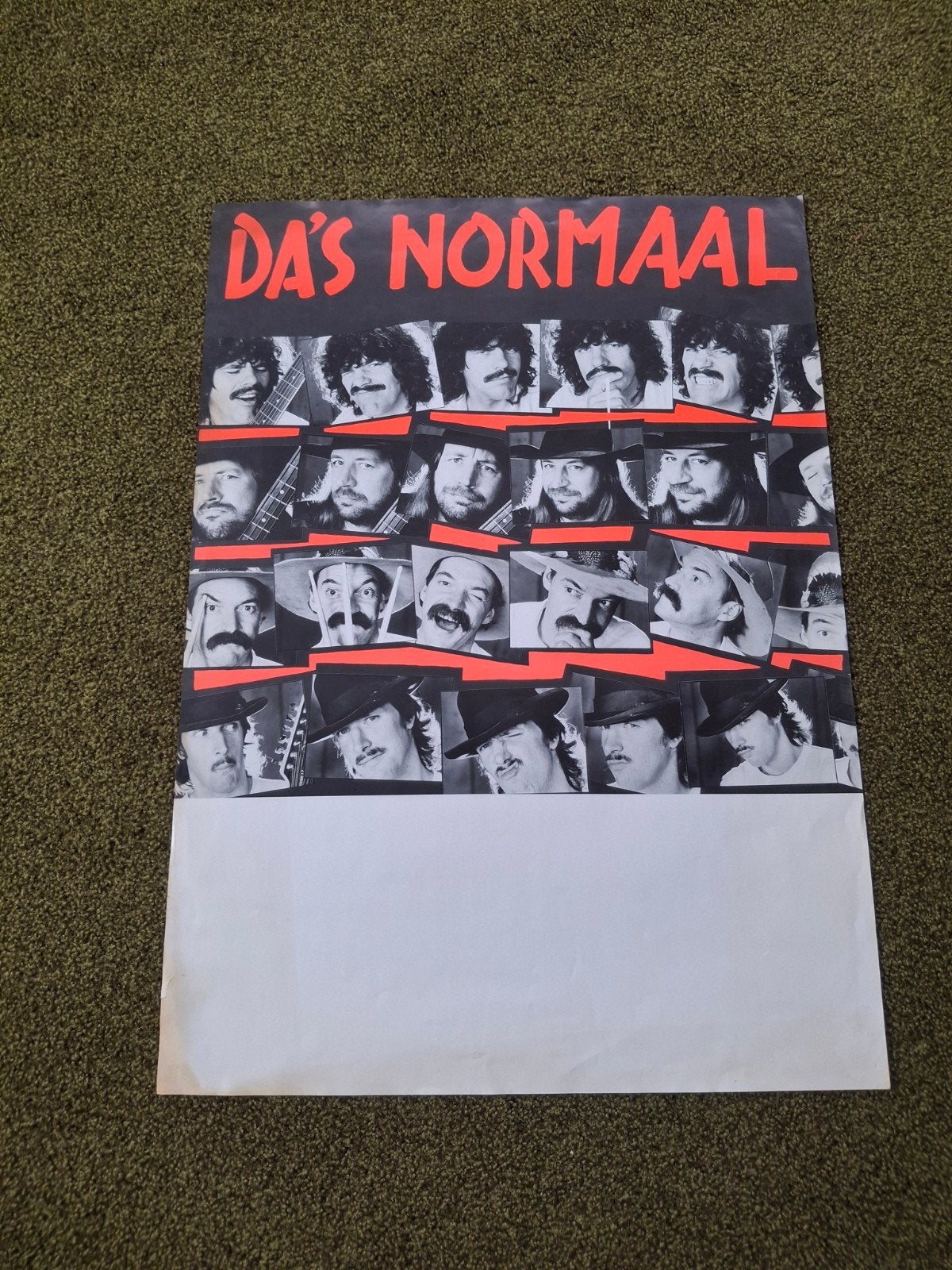 Aanplakbiljet Normaal, Verzamelen, Rechthoekig Staand, Ophalen of Verzenden, Zo goed als nieuw, A1 t/m A3
