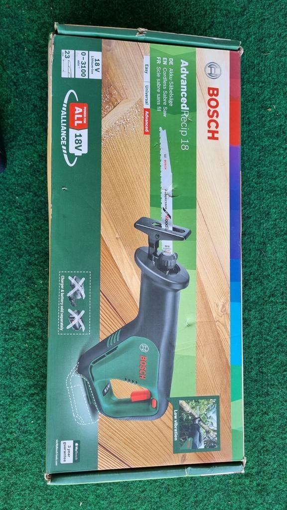 Bosch AdvancedRecip 18 Accu Reciprozaag - Zo goed als nieuw, 70 mm of meer, Ophalen of Verzenden, Zo goed als nieuw, Reciprozaag