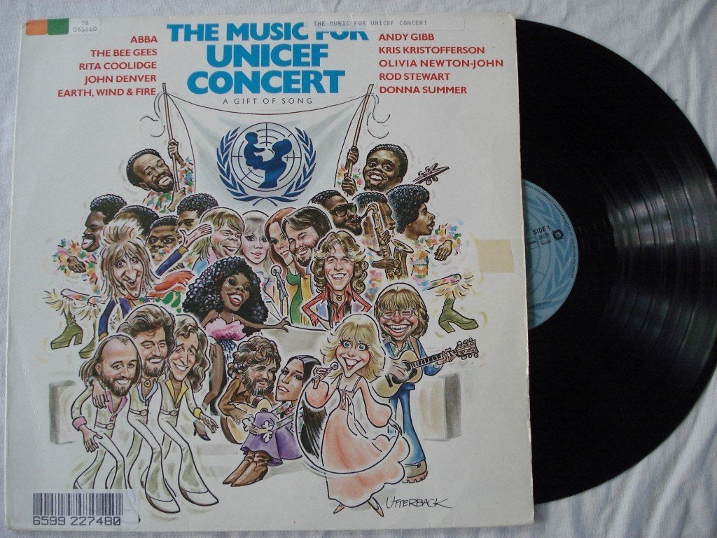 The music for Unicef Concert - A gift of song, LP, Gebruikt, Ophalen of Verzenden, 12 inch