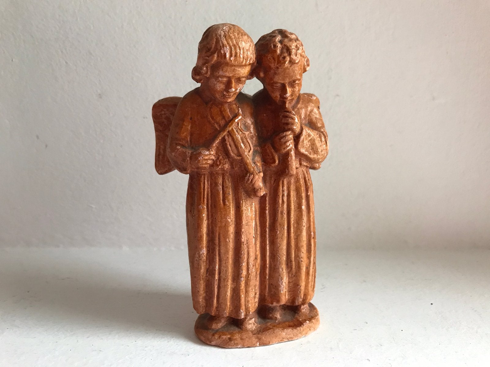 Beeldje twee engelen, Antiek en Kunst, Ophalen of Verzenden