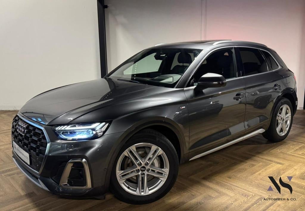 Audi Q5 55 TFSI e S edition Competition S-LINE PANO KEYLESS, Automaat, Gebruikt, Zwart, 4 cilinders
