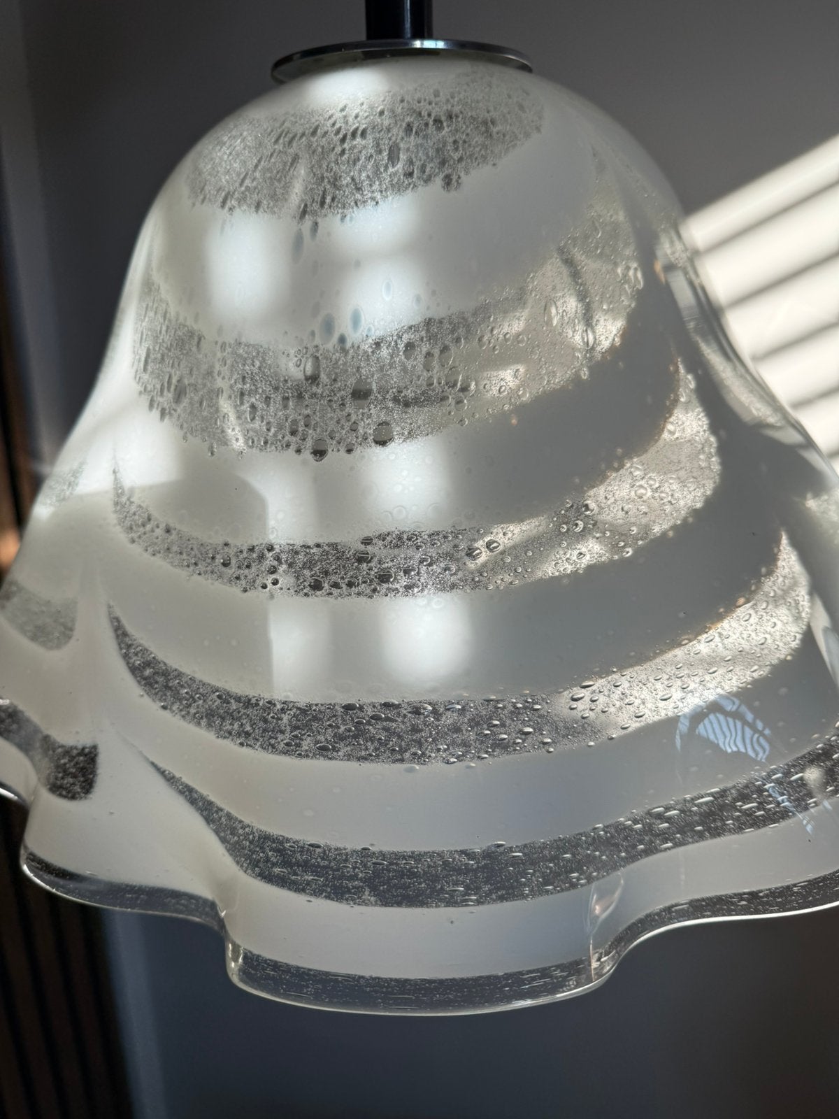 Vintage Italiaanse design (hang)lamp - Murano glas, Ophalen, Vintage / MidCentury, Q, Q