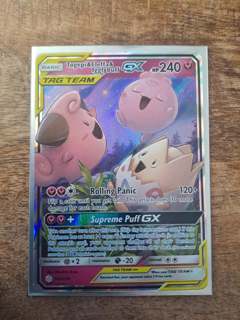 togepi & cleffa & igglybuff gx, Ophalen of Verzenden