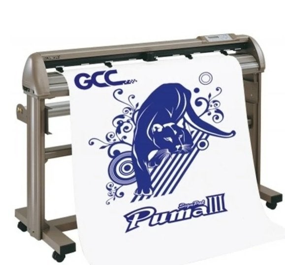✅ GCC Puma III-132 Professionele Snijplotter OPOS 146 cm, Gebruikt, Printer, Niet ingevuld, Overige technieken